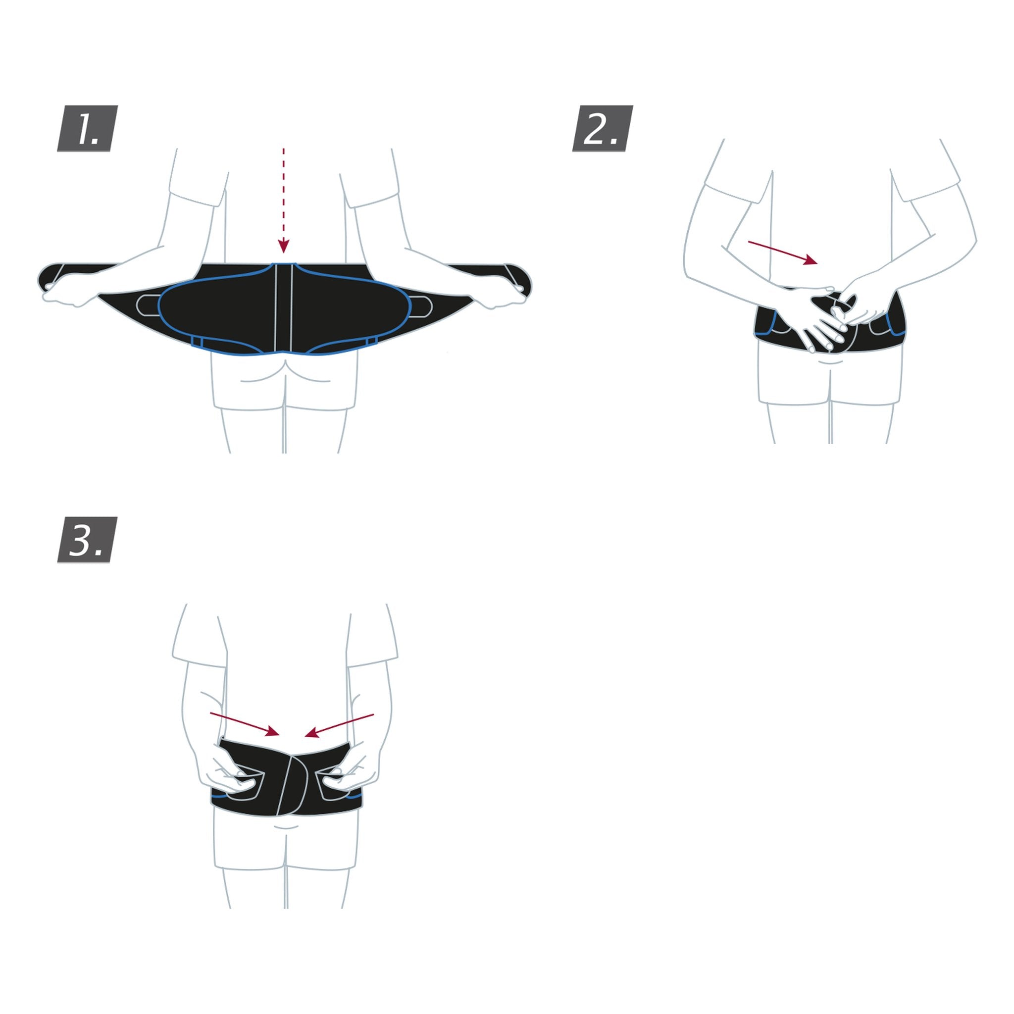 Actimove Sports Edition Back Support, 4 Stays - Adjustable Double Layer Compression