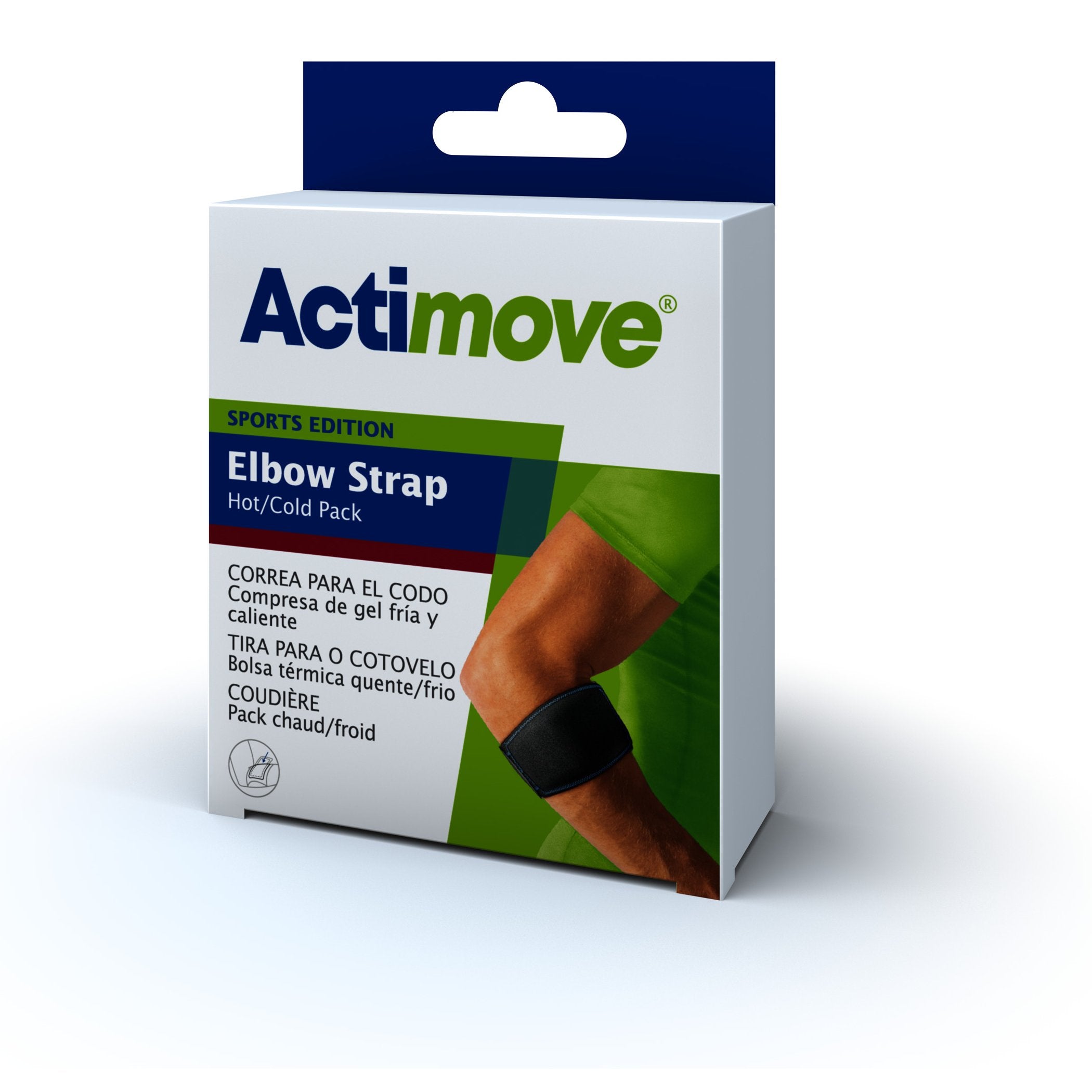 Actimove Sports Edition Elbow Strap - Hot/Cold Pack – Package