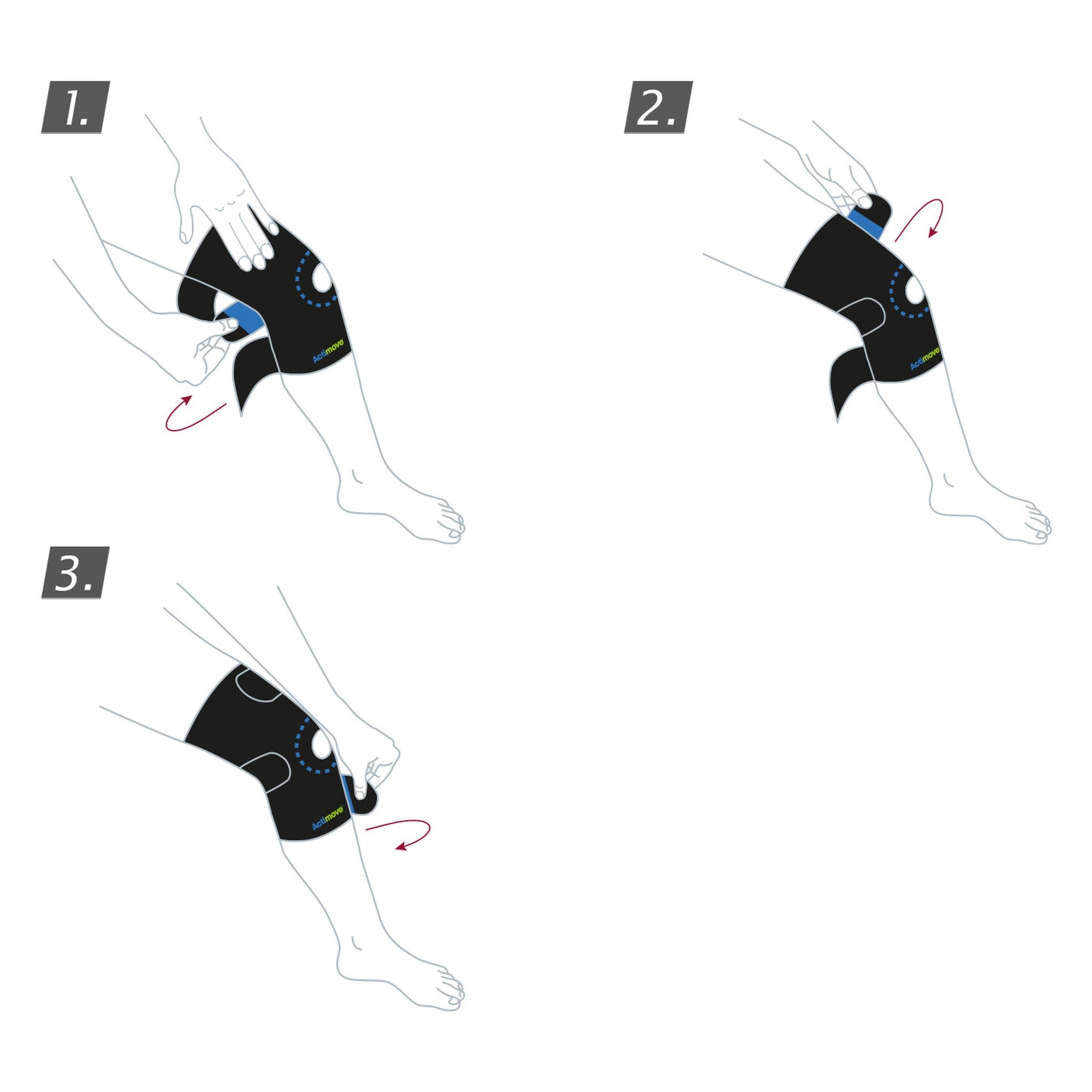 Actimove Sports Edition Knee Support - Open Patella Adjustable