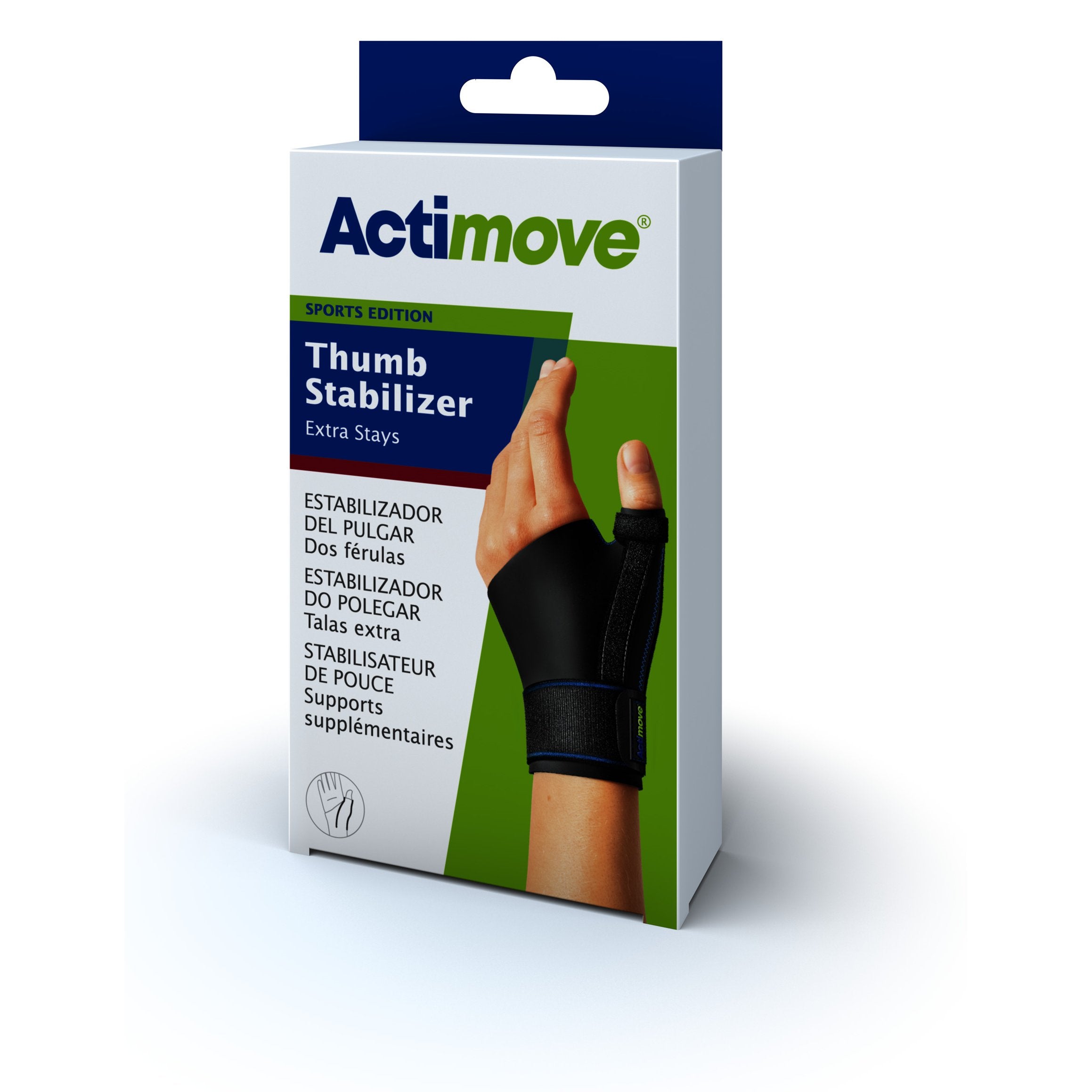 Actimove Sports Edition Thumb Stabilizer - Extra Stays – Package