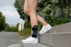 Bauerfeind AirLoc Ankle Brace worn while out walking