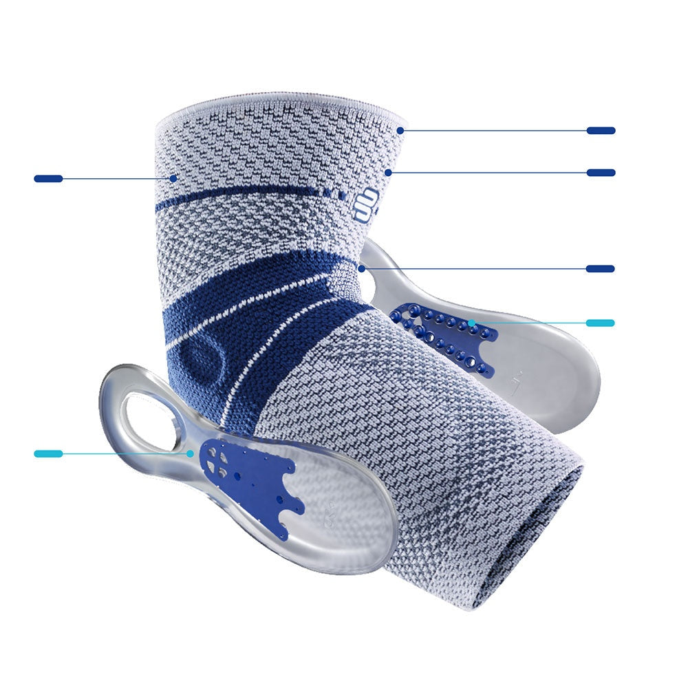 Bauerfeind EpiTrain Elbow Brace numbered feature diagram