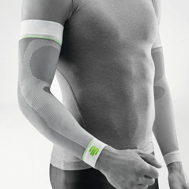 Bauerfeind Compression Arm Sleeves 20-30 mmHg (Pair) – White