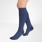 Bauerfeind Cotton Air Knee High 20-30 mmHg Compression Socks – Ocean