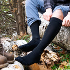 Bauerfeind Merino Knee High 20-30 mmHg Compression Socks – Black