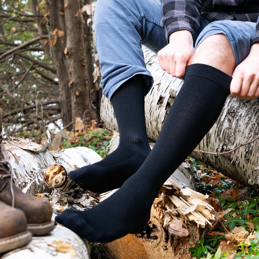 Bauerfeind Merino Knee High 20-30 mmHg Compression Socks – Black