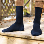 Bauerfeind Merino Knee High 20-30 mmHg Compression Socks – Navy