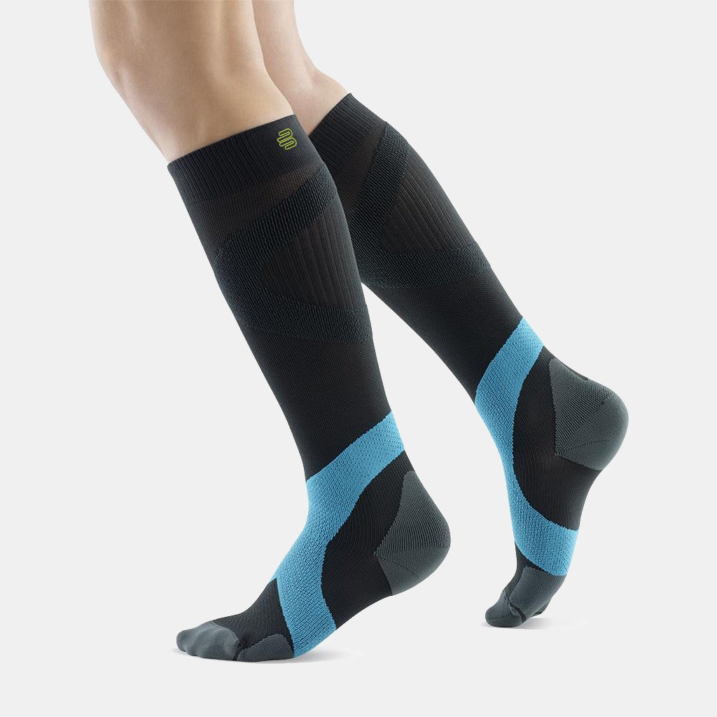Bauerfeind Training Knee High 20-30 mmHg Compression Socks – Coal Rivera