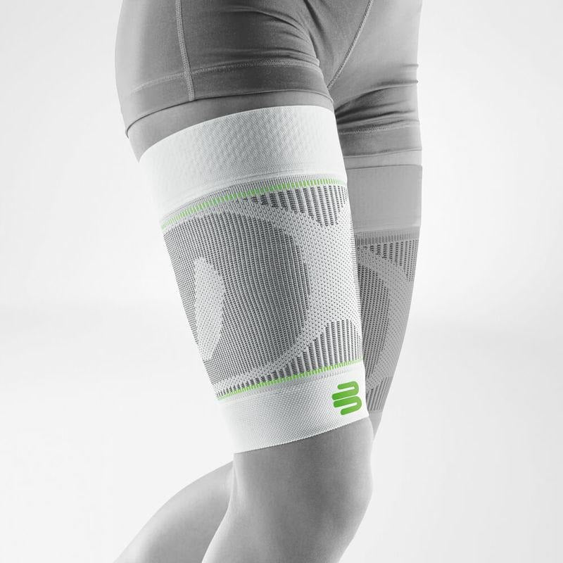 Bauerfeind Compression Thigh Sleeves 20-30 mmHg (Pair) – White