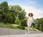 Bauerfeind Cotton Air Knee High Compression Socks worn out and about