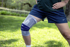 Bauerfeind GenuTrain A3 Knee Brace worn while exercising