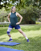 Bauerfeind GenuTrain A3 Knee Brace worn while exercising