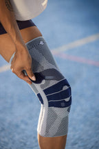 Bauerfeind GenuTrain P3 Knee Brace worn playing basketball