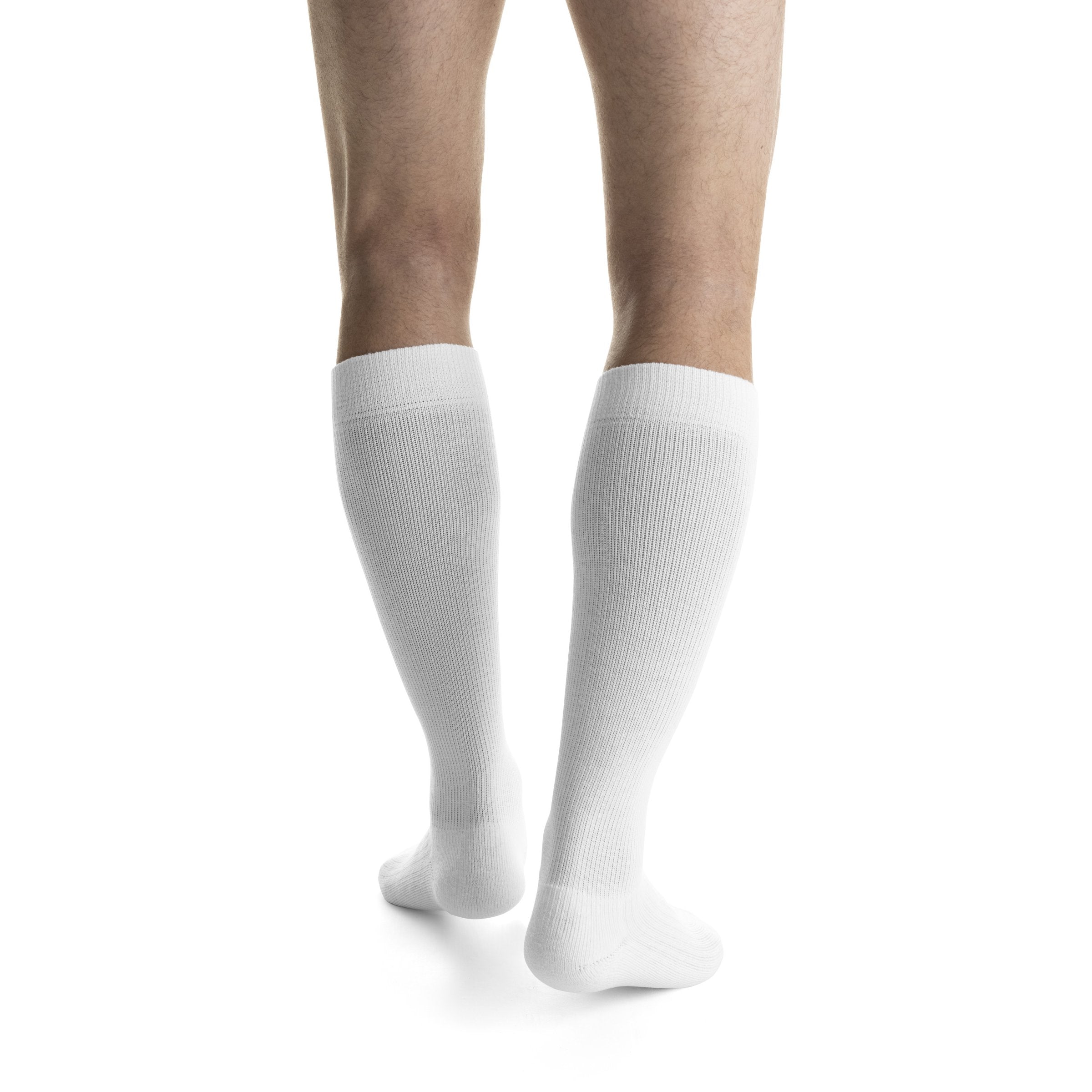 JOBST ActiveWear Knee High 15-20 mmHg Compression Socks – White