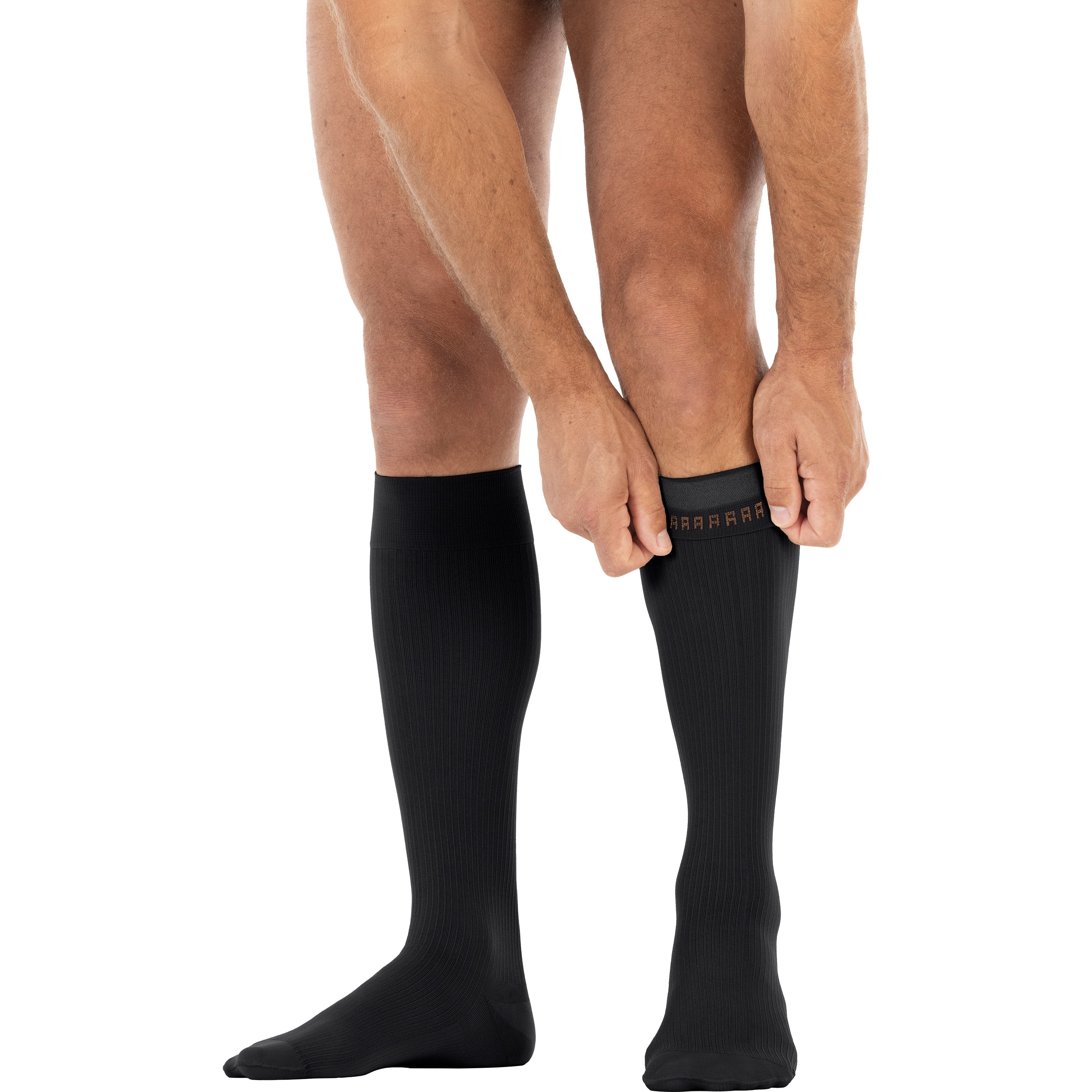 JOBST forMEN Knee High 15-20 mmHg Compression Socks – Black