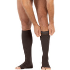 JOBST forMEN Knee High 20-30 mmHg Compression Socks - Open Toe – Black