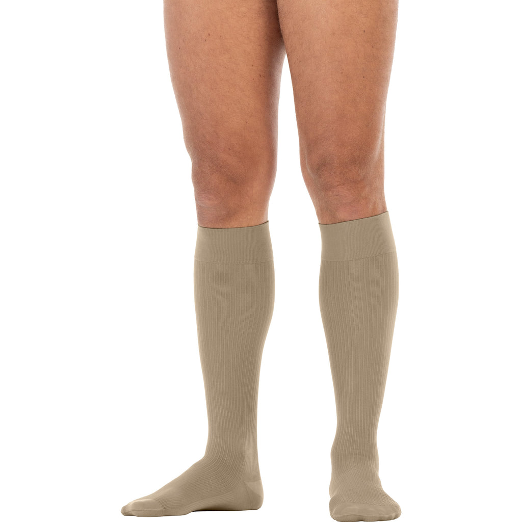 JOBST forMEN Knee High 30-40 mmHg Compression Socks – Khaki