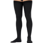 JOBST forMEN Thigh High 20-30 mmHg Compression Stockings – Black