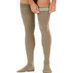 JOBST forMEN Thigh High 20-30 mmHg Compression Stockings – Khaki