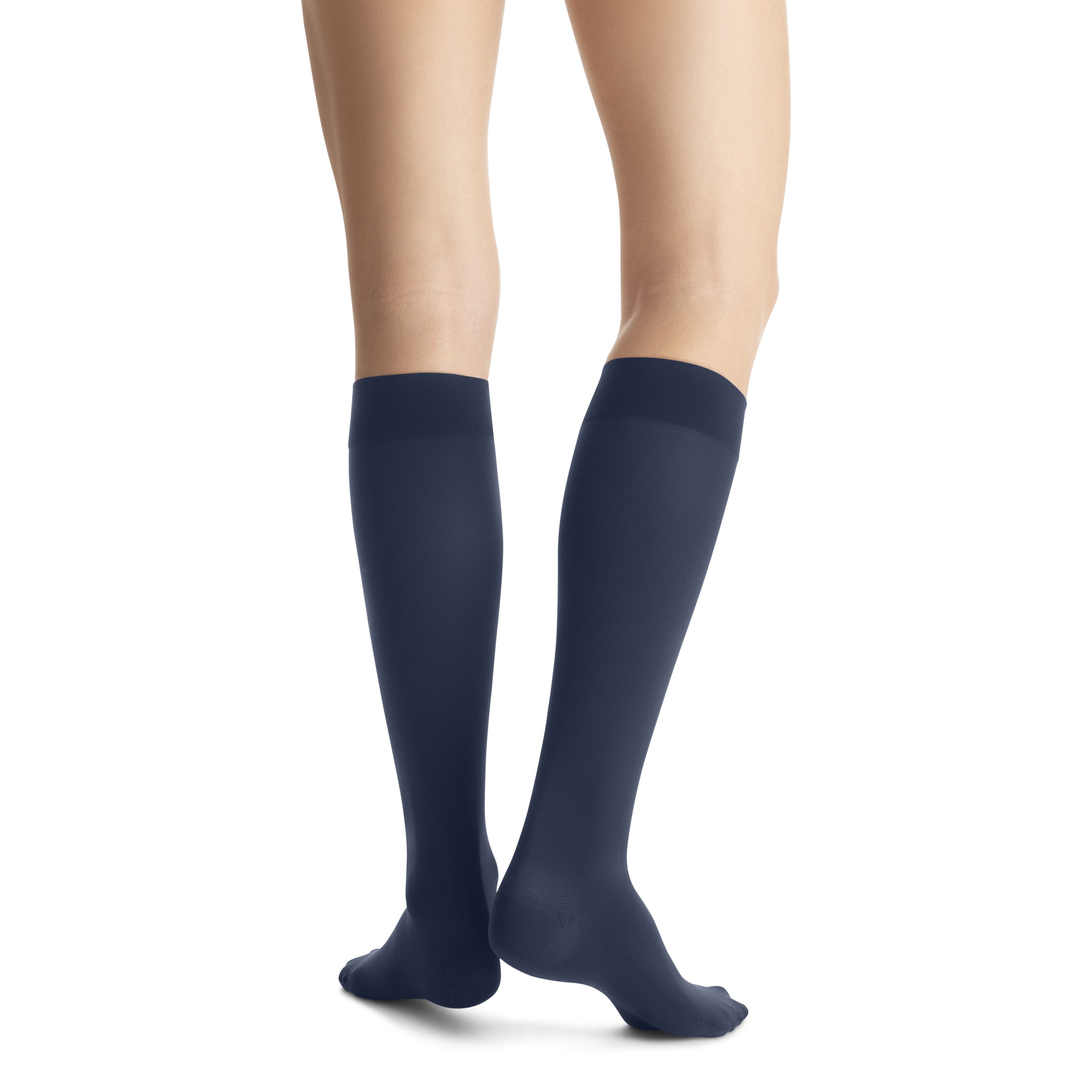 JOBST Opaque Women's Knee High 20-30 mmHg Compression Socks – Midnight Navy