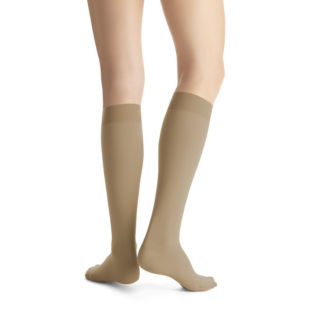 JOBST Opaque Women's Knee High 30-40 mmHg Compression Socks – Natural