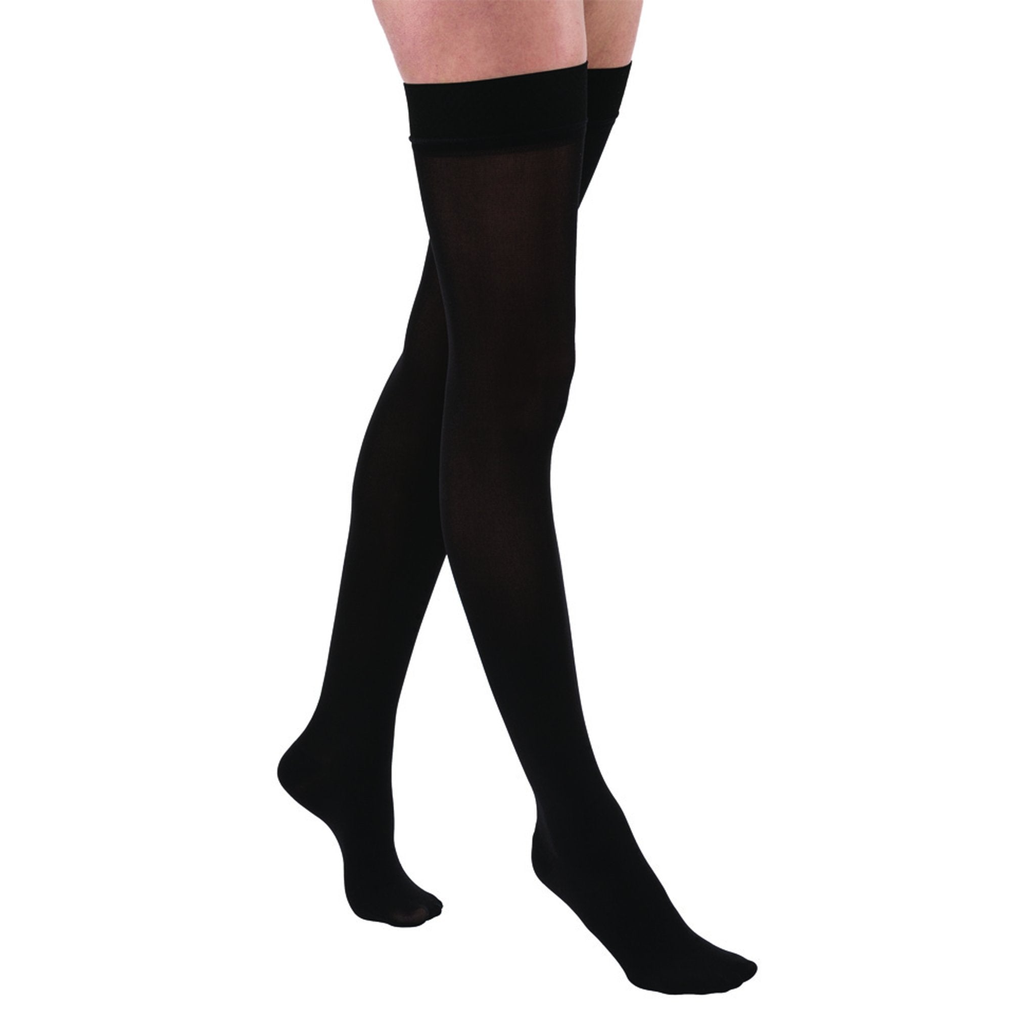 JOBST Relief Thigh High 20-30 mmHg Compression Stockings – Black