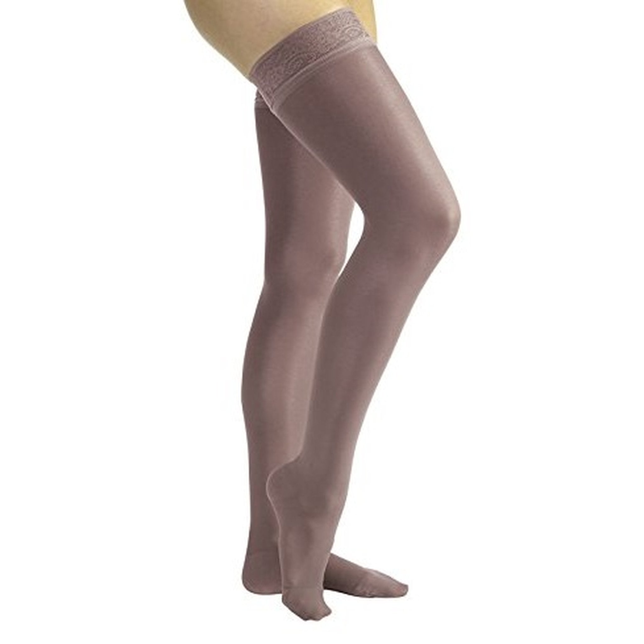 JOBST UltraSheer Women's Thigh High 20-30 mmHg Compression Stockings – Anthracite