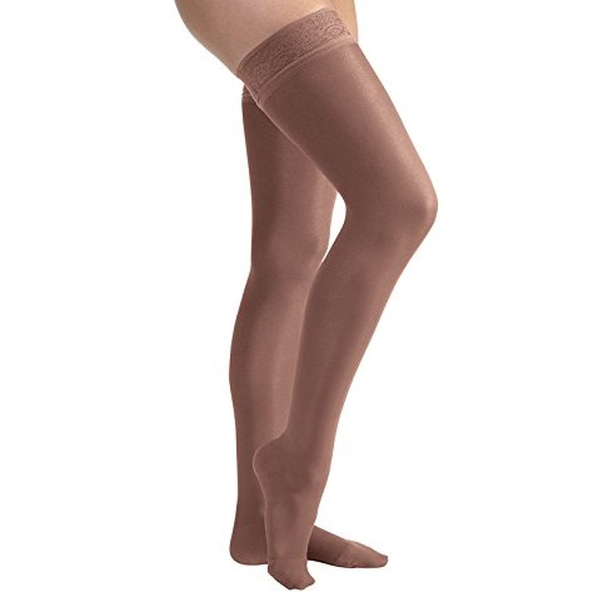 JOBST UltraSheer Women's Thigh High 20-30 mmHg Compression Stockings – Espresso