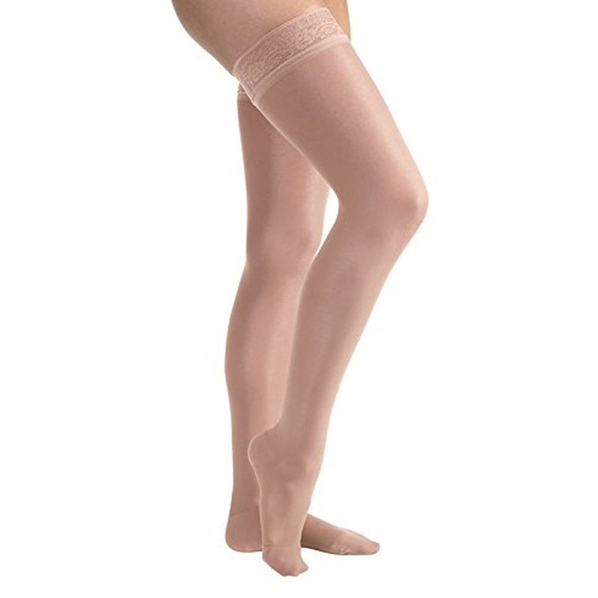 JOBST UltraSheer Women's Thigh High 20-30 mmHg Compression Stockings – Honey
