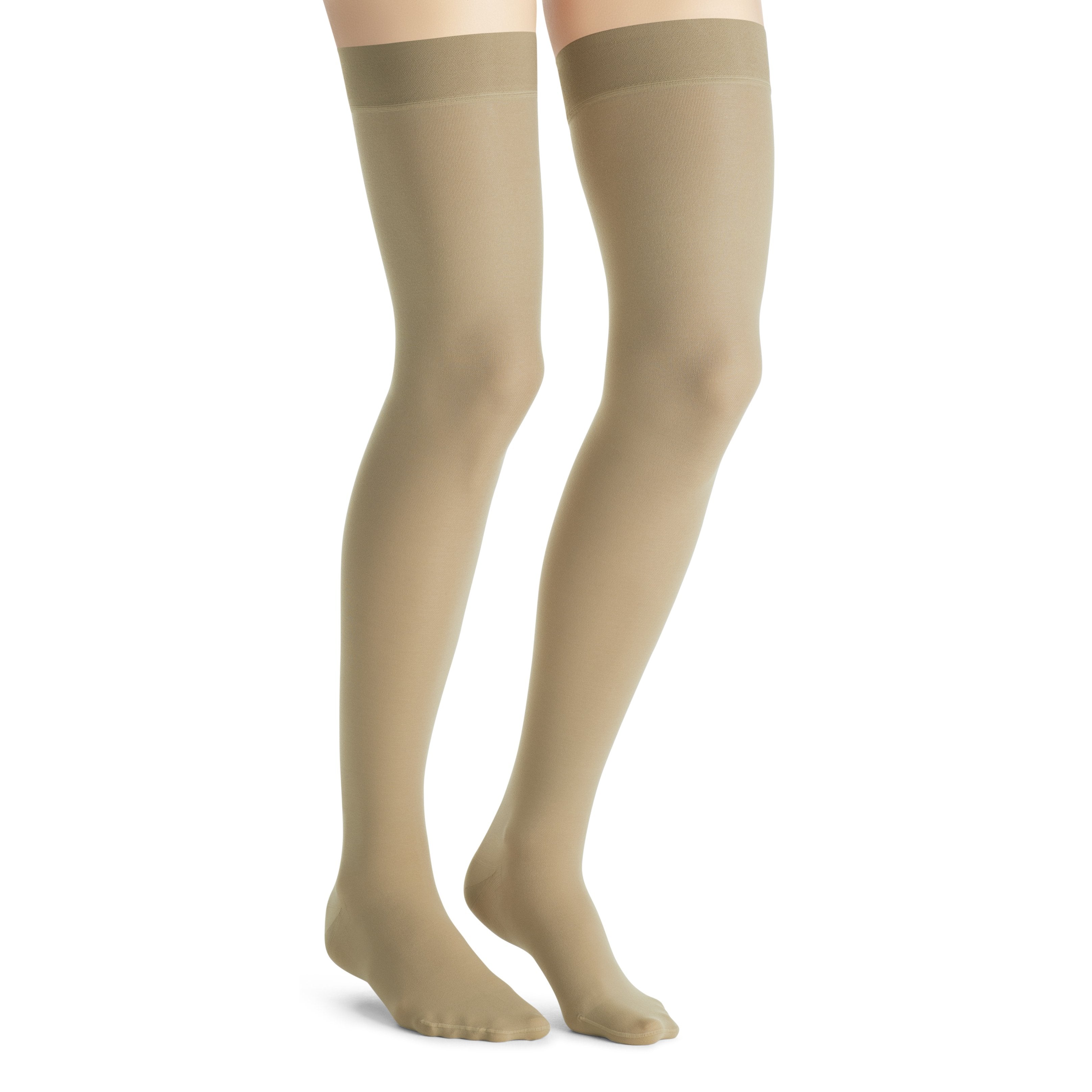 JOBST UltraSheer Women's Thigh High 20-30 mmHg Compression Stockings – Natural
