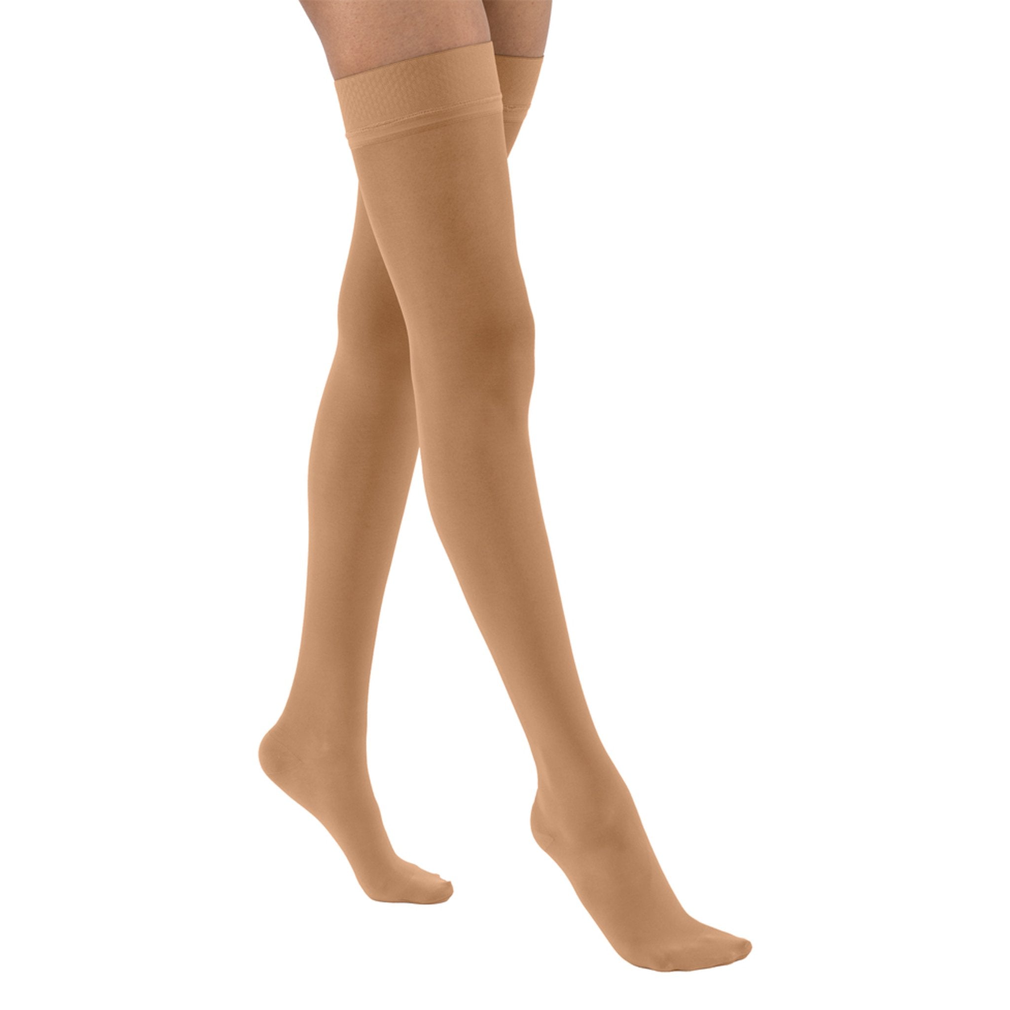 JOBST UltraSheer Women's Thigh High 20-30 mmHg Compression Stockings – Sun Bronze