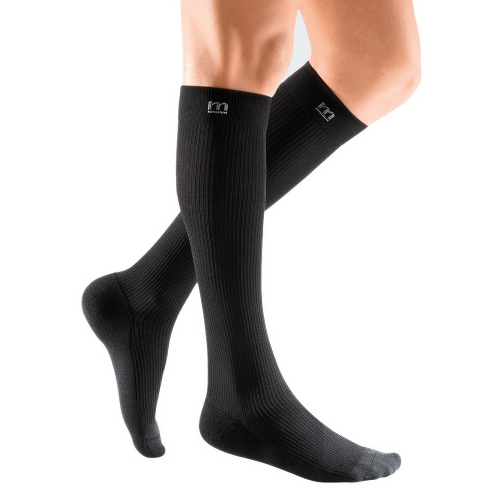 mediven Active Knee High 20-30 mmHg Compression Socks – Black