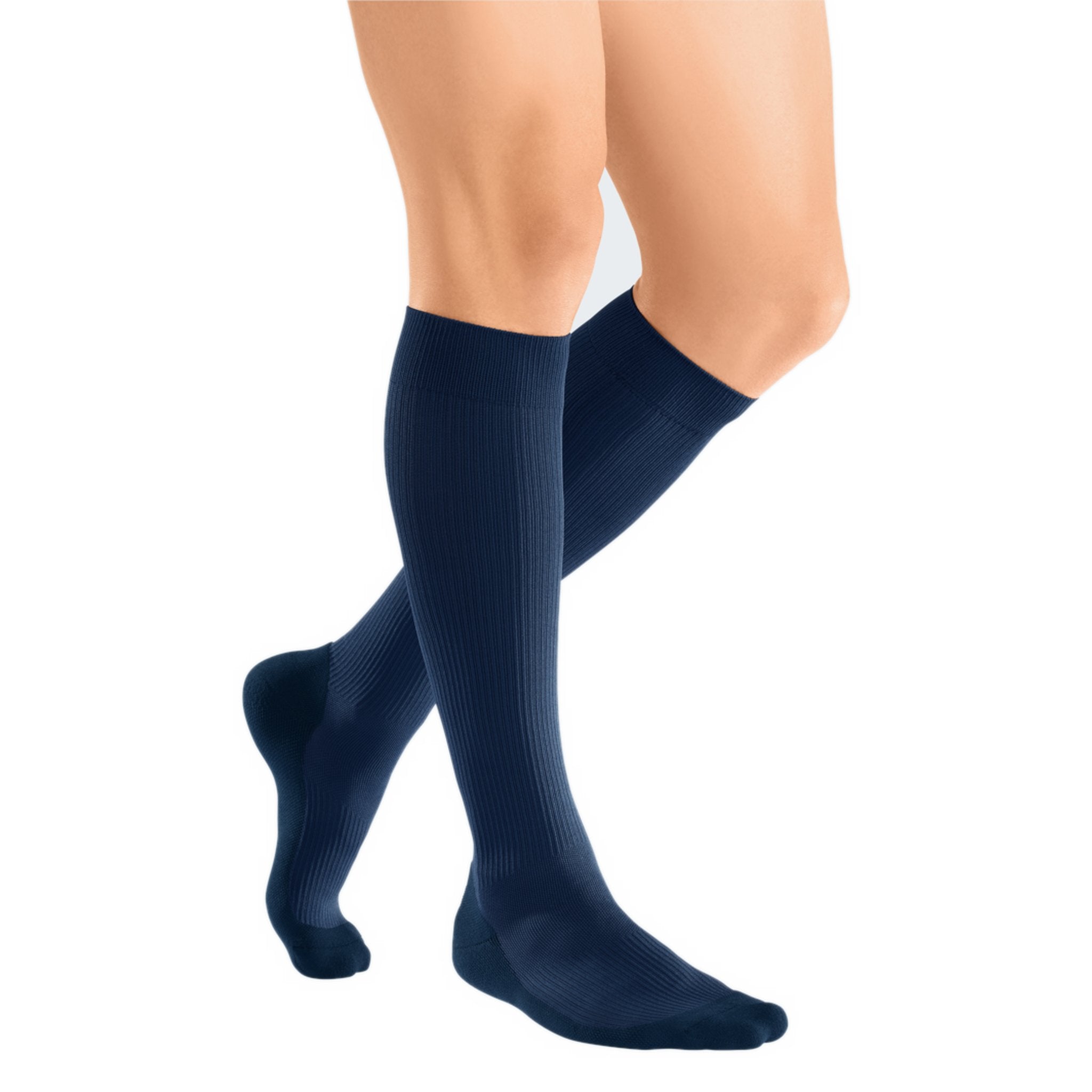 mediven Active Knee High 30-40 mmHg Compression Socks – Navy