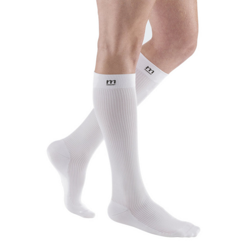 mediven Active Knee High 20-30 mmHg Compression Socks – White