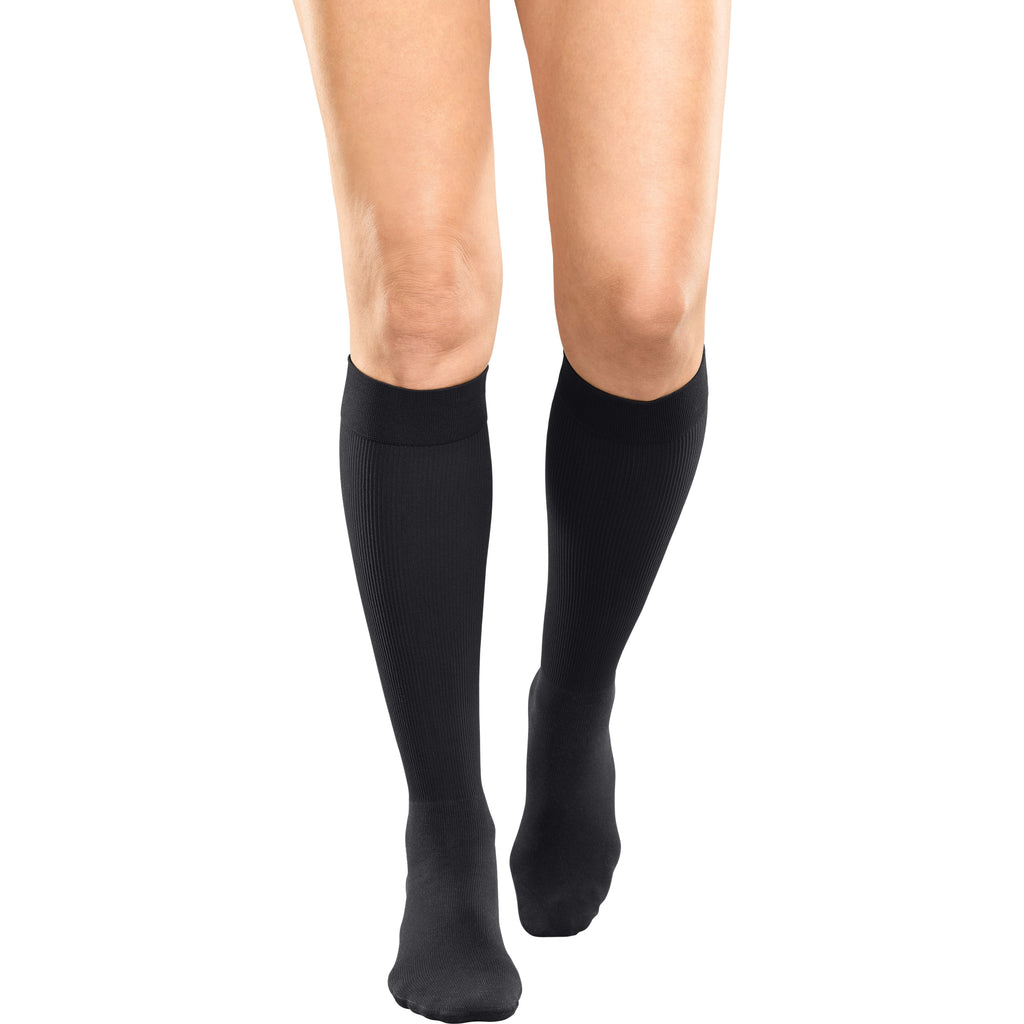 mediven Angio Knee High 20-30 mmHg Compression Socks – Black