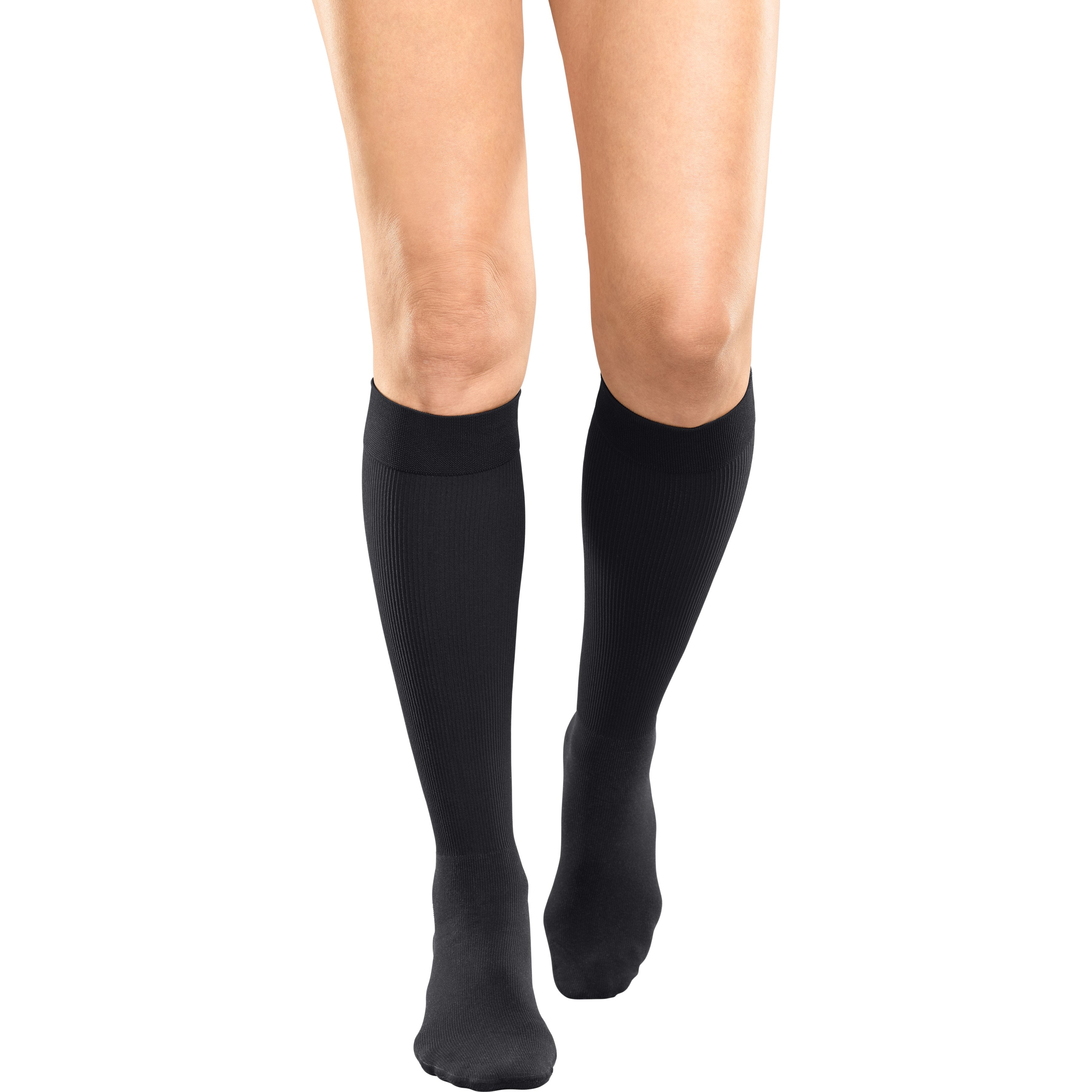 mediven Angio Knee High 20-30 mmHg Compression Socks – Black