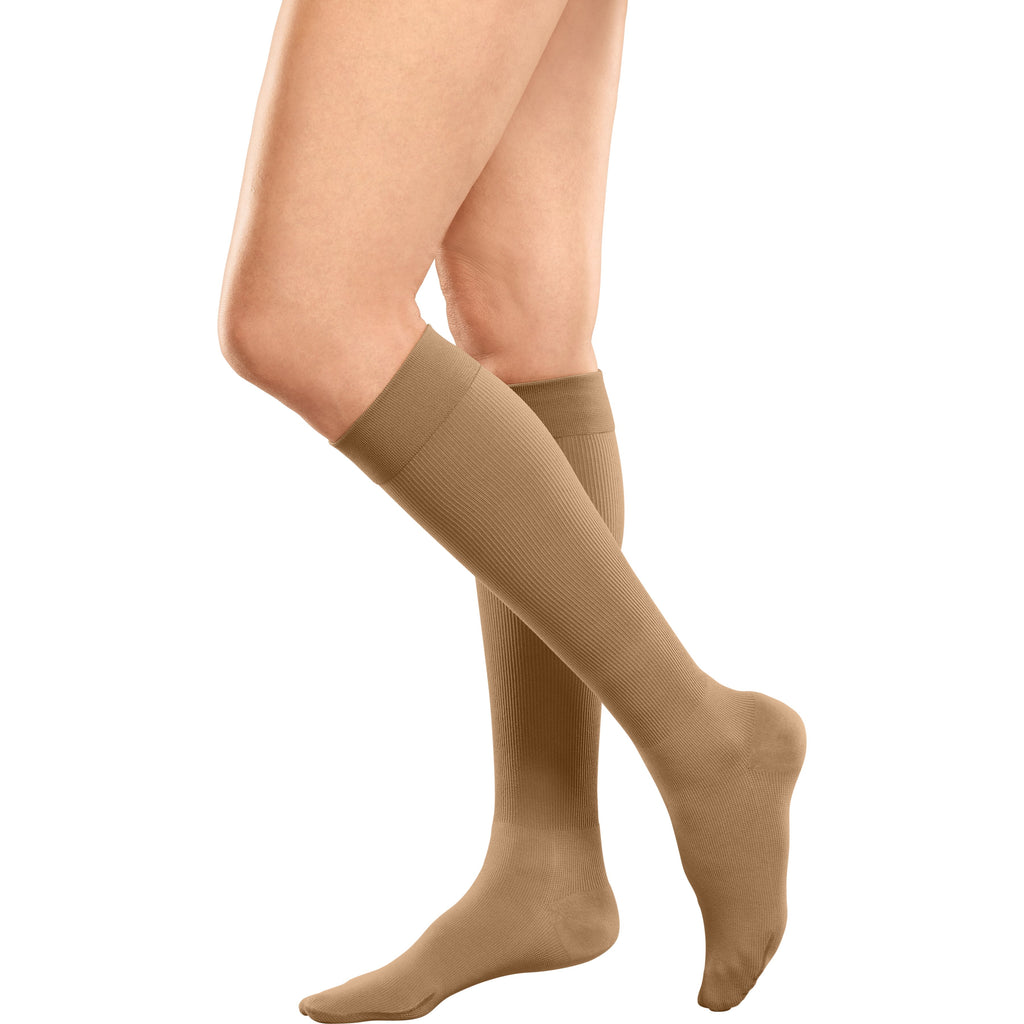 mediven Angio Knee High 20-30 mmHg Compression Socks – Caramel
