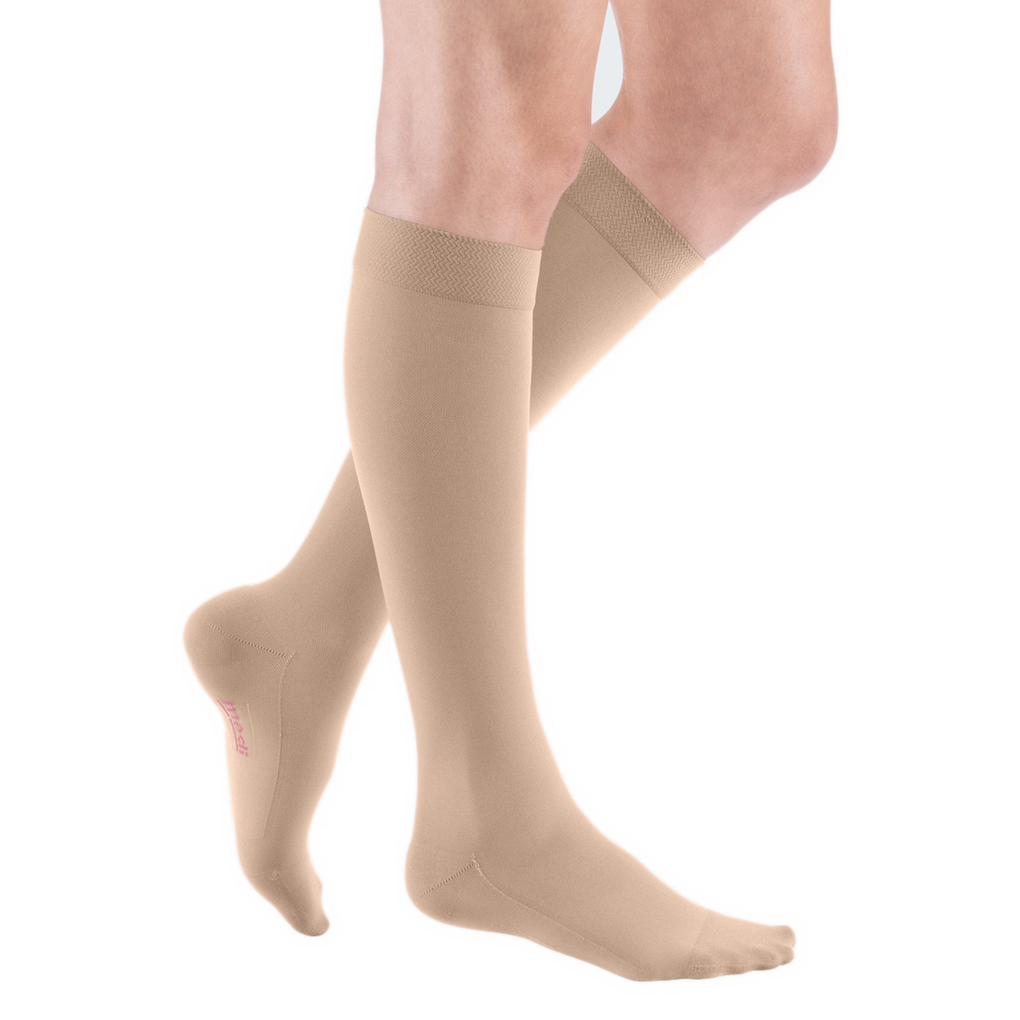 mediven Comfort Knee High 20-30 mmHg Compression Socks – Beige