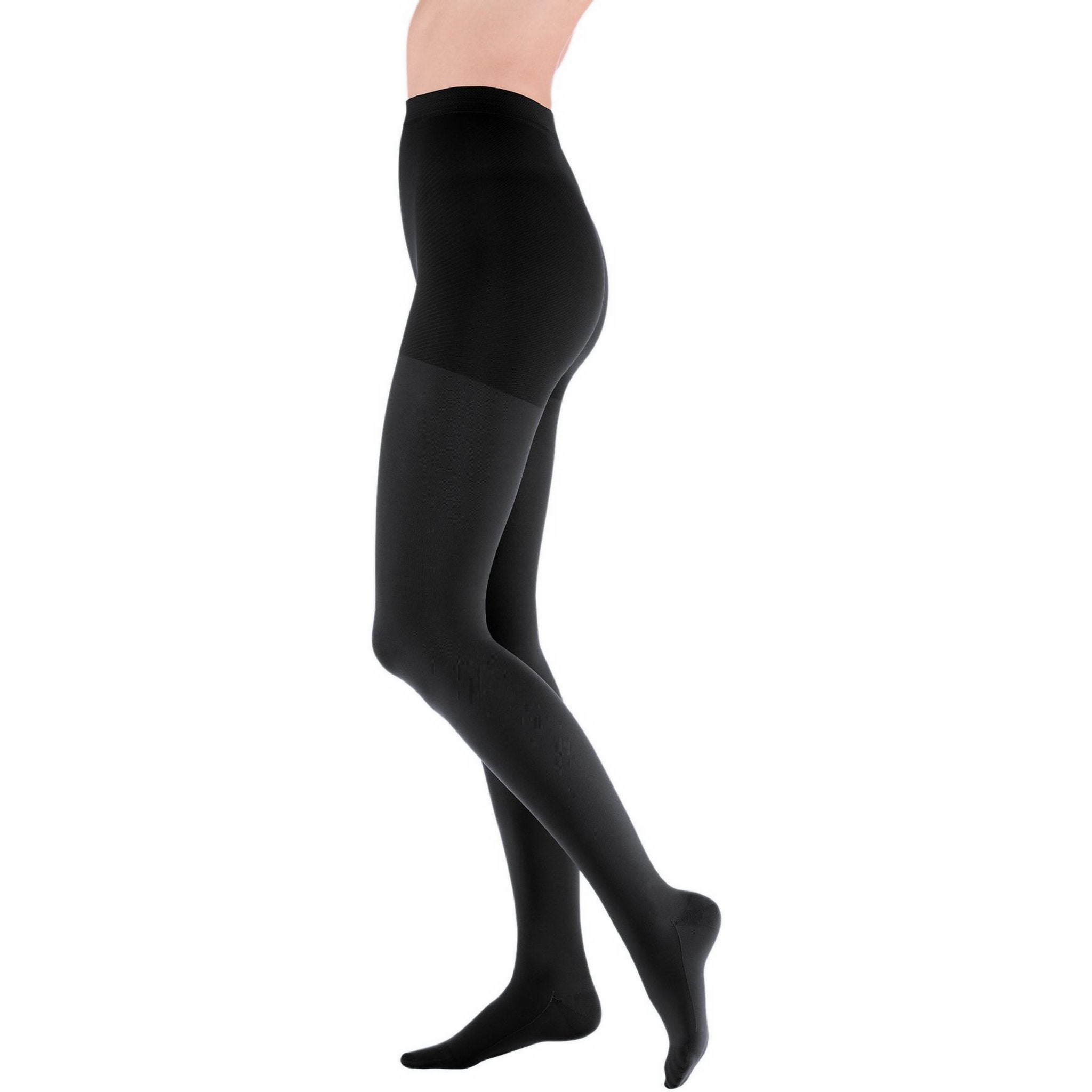 mediven Comfort Pantyhose 20-30 mmHg Compression Socks – Black