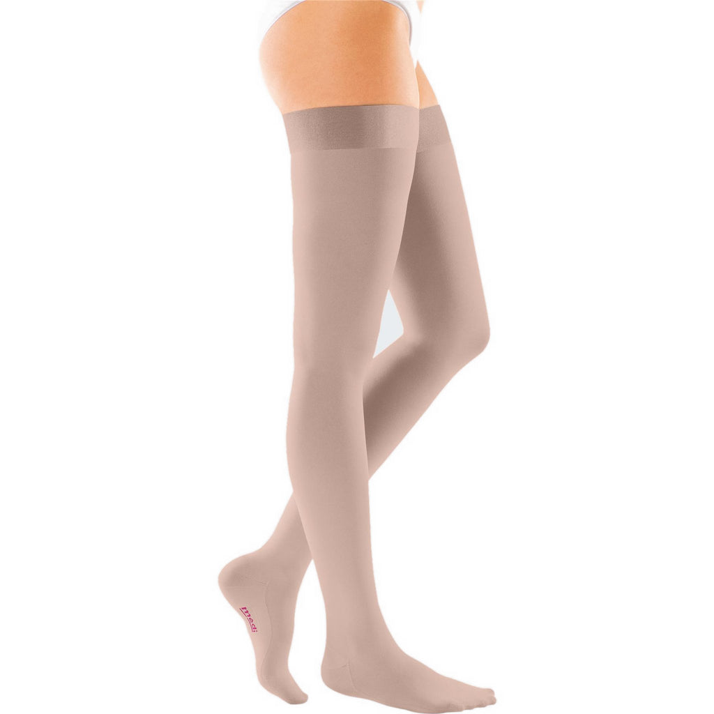 mediven Comfort Thigh High 20-30 mmHg Compression Socks – Cashmere