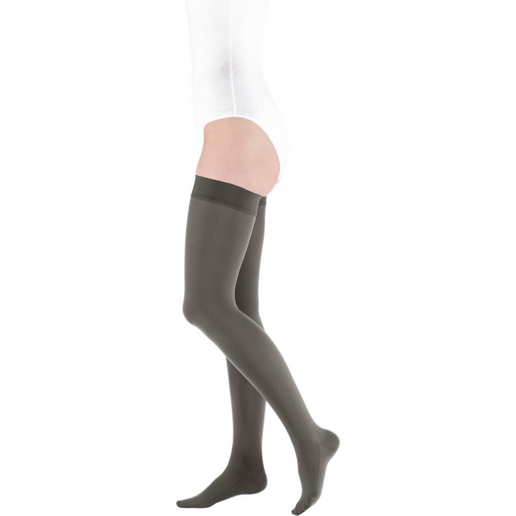 mediven Comfort Thigh High 20-30 mmHg Compression Socks – Grey