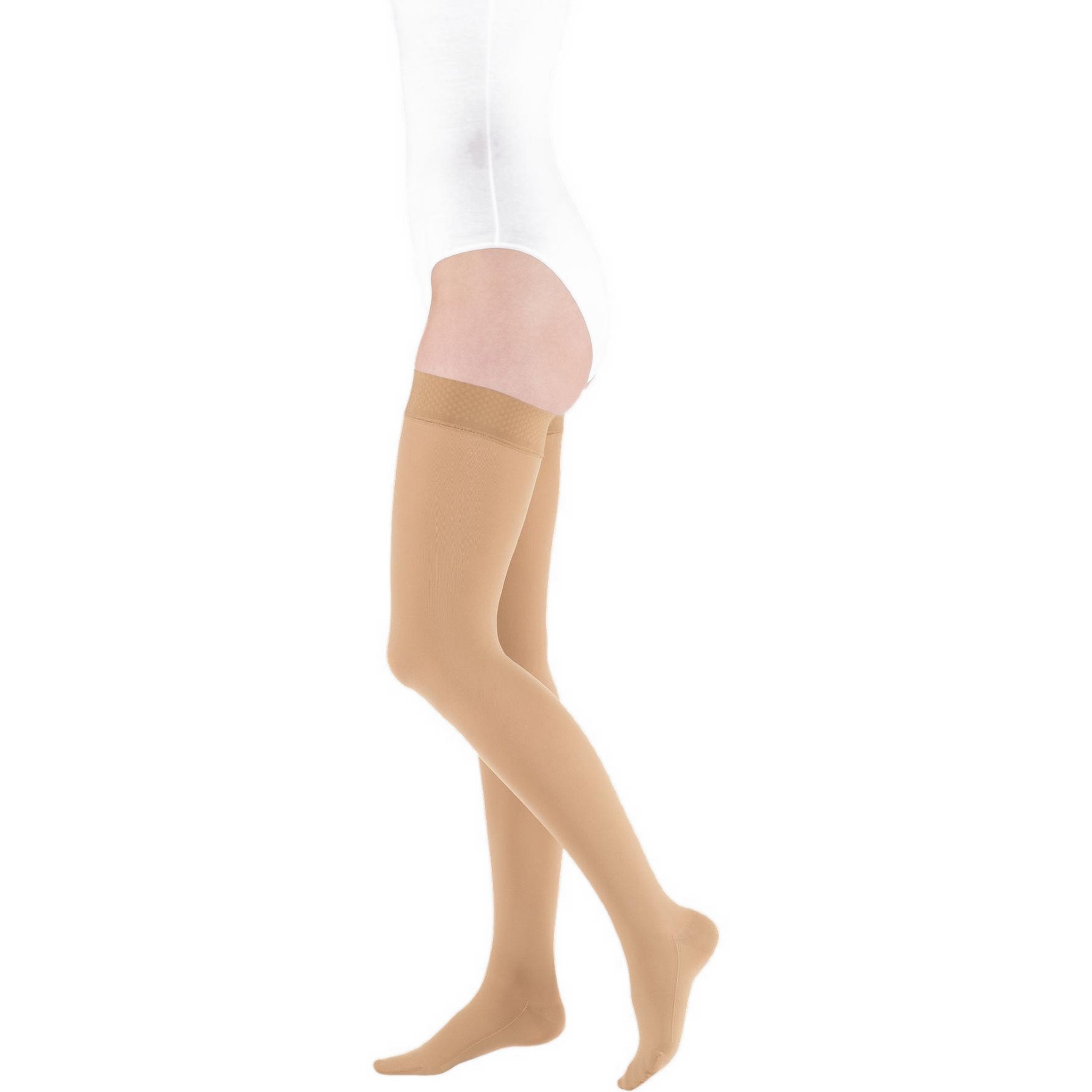 mediven Comfort Thigh High 20-30 mmHg Compression Socks – Sand