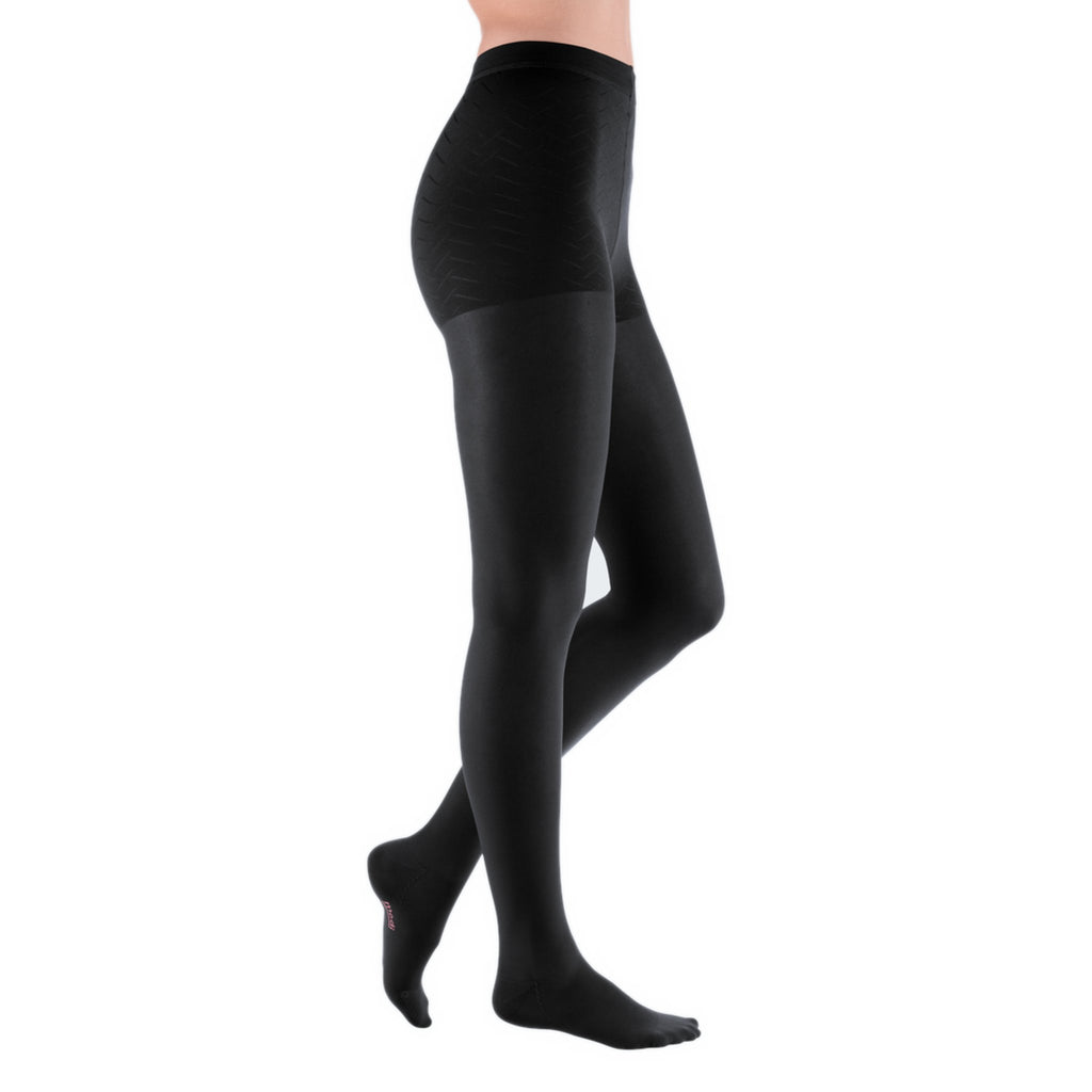 mediven Elegance Pantyhose 20-30 mmHg Compression Socks – Black