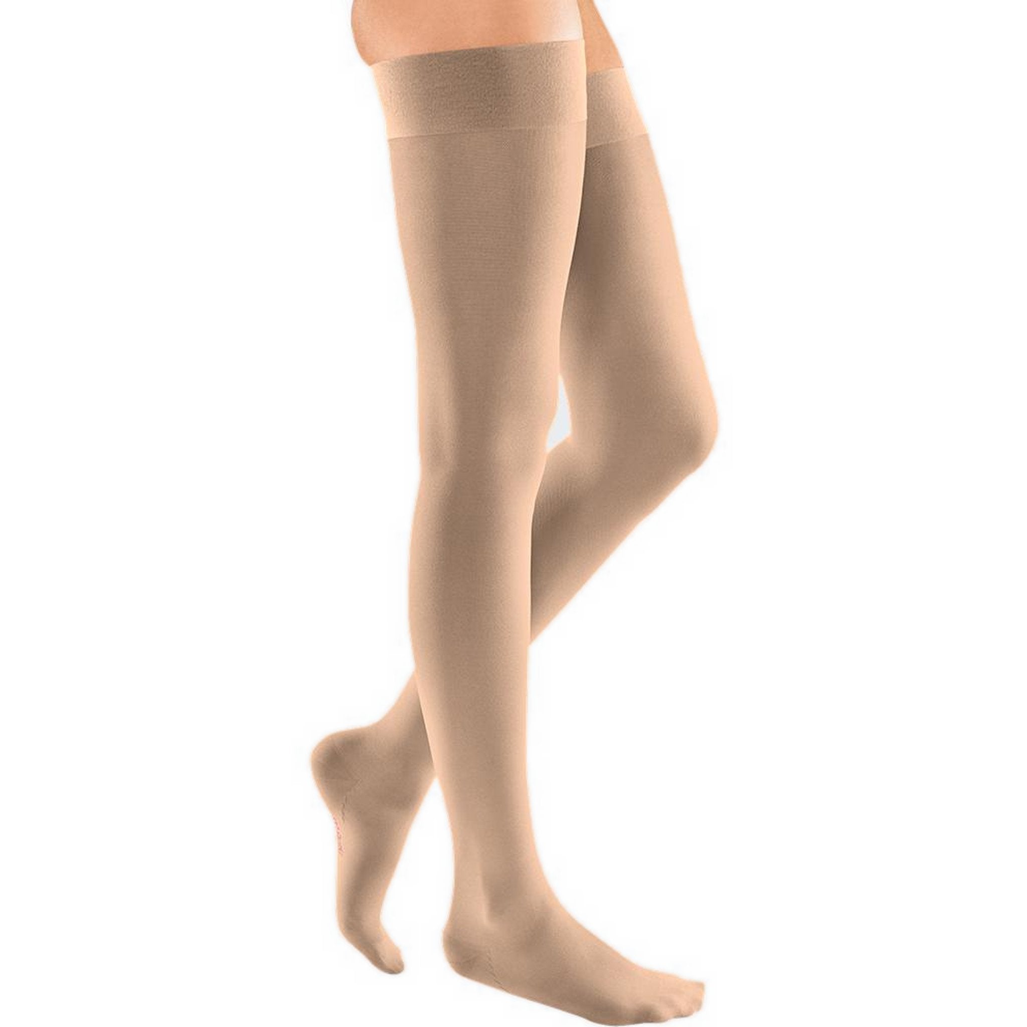 mediven Elegance Thigh High 30-40 mmHg Compression Socks - Neutral & Skin-Tone Shades – Beige