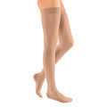 mediven Elegance Thigh High 30-40 mmHg Compression Socks - Neutral & Skin-Tone Shades – Caramel