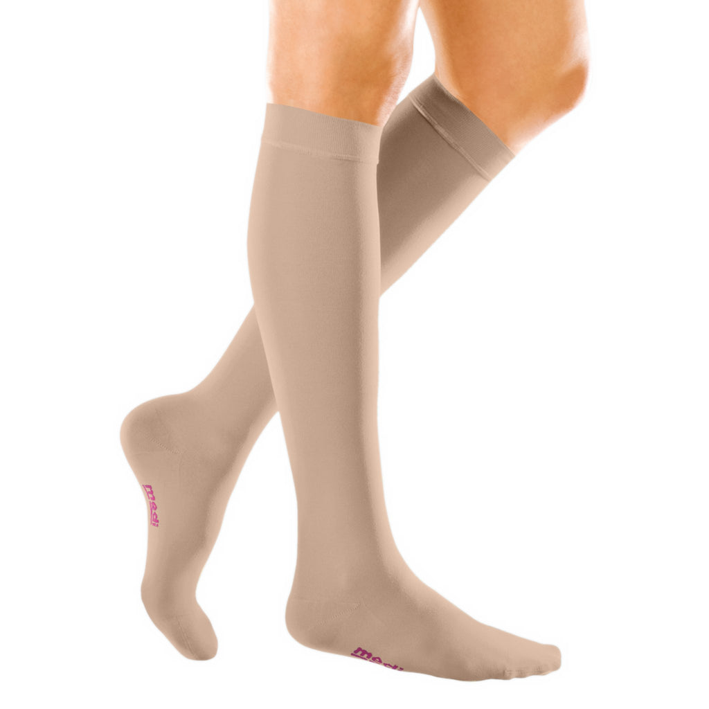 mediven Forte Knee High 40-50 mmHg Compression Socks – Beige