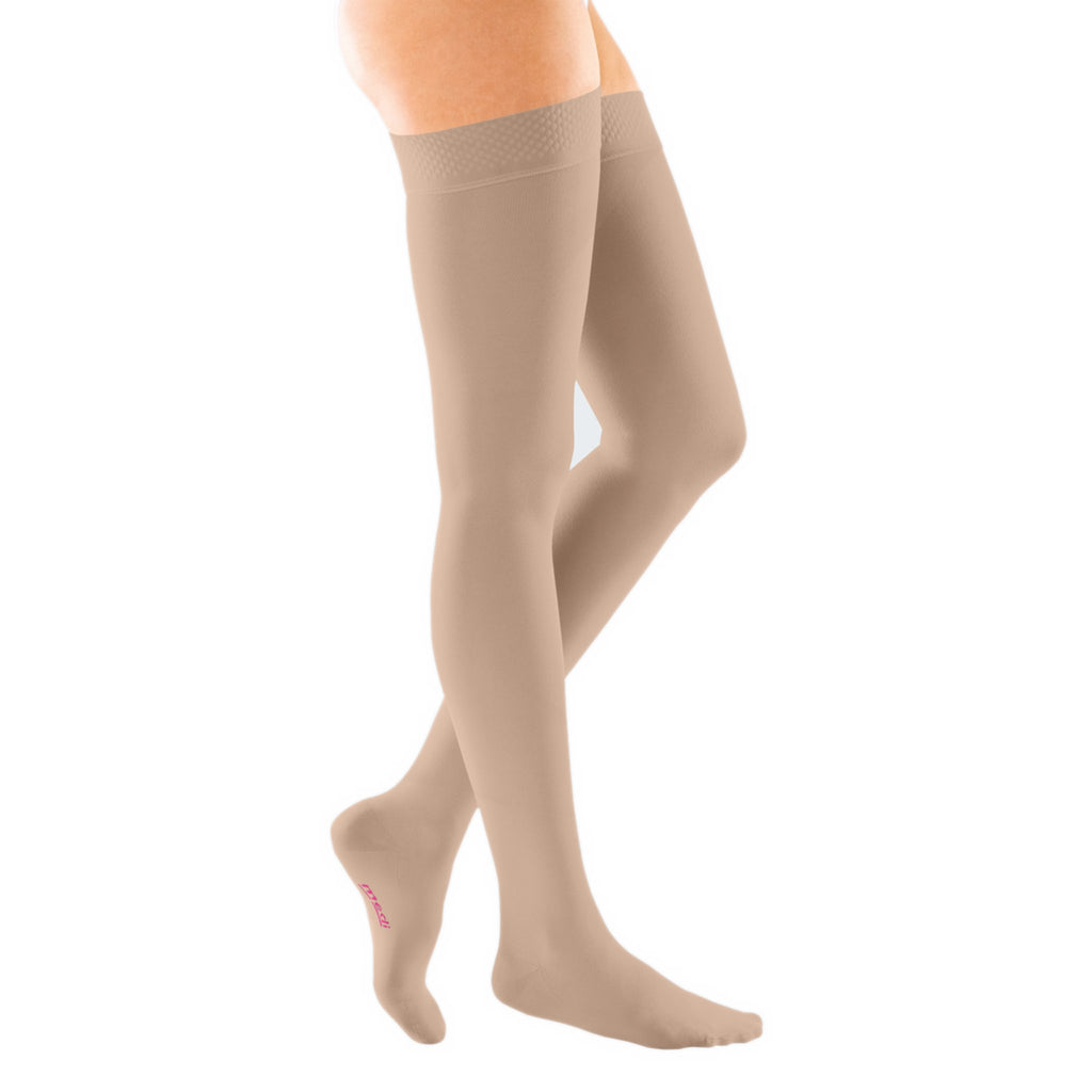 mediven Forte Thigh High 40-50 mmHg Compression Socks – Beige