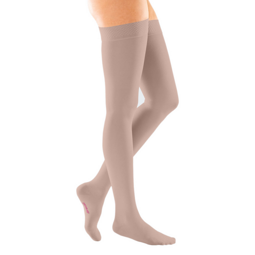 mediven Forte Thigh High 30-40 mmHg Compression Socks – Cashmere