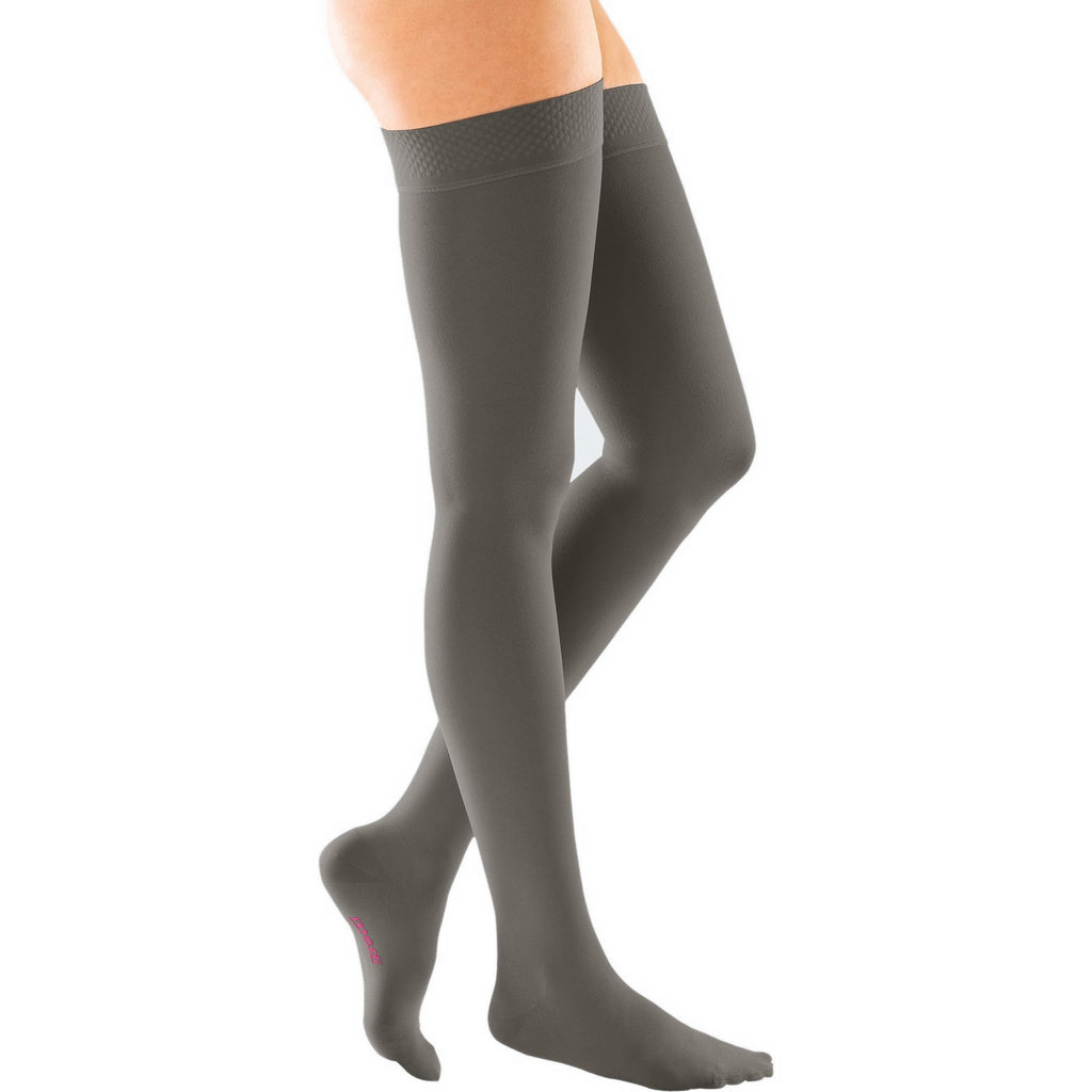 mediven Forte Thigh High 30-40 mmHg Compression Socks – Grey
