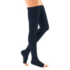 mediven Forte Thigh High 30-40 mmHg Compression Socks Open Toe – Navy